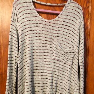 Free People Backless Top Sz L